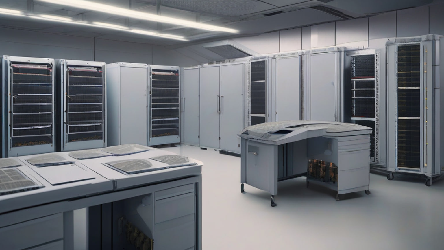 AI-generated editorial illustration accompanying StorageReview reports NVIDIA investment and Lancium partnership for gigawatt-scale AI campuses