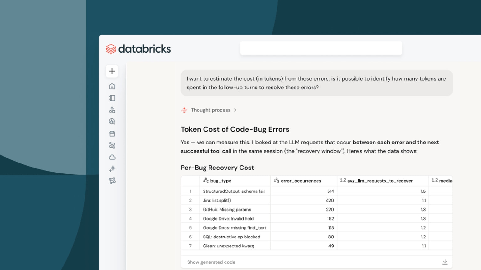 Source-provided image accompanying Databricks says tracing exposed $1.2 million in annual AI-agent waste