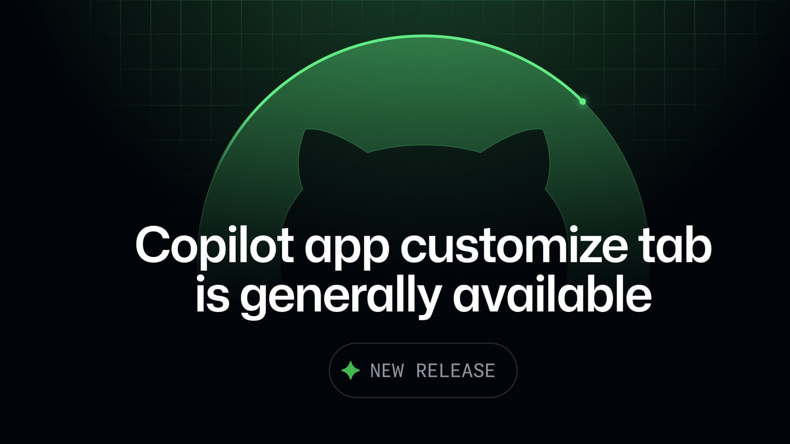 Primary-source image accompanying GitHub makes Copilot app’s Customize tab generally available