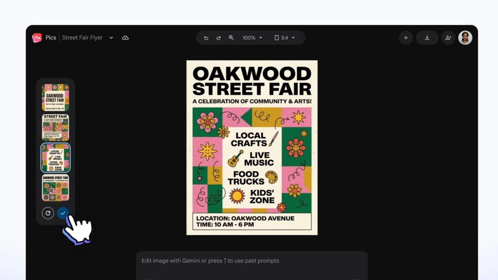 Source-provided image accompanying Google Pics begins rolling out AI image creation and editing in Workspace