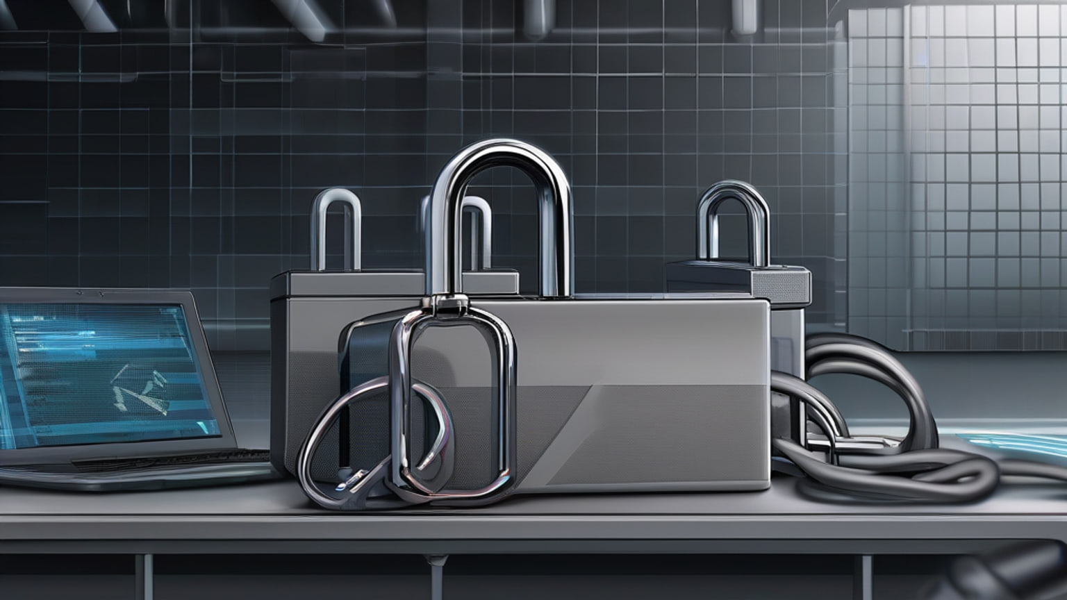 AI-generated editorial illustration accompanying IBM report links rising breach costs to faster AI-driven attacks