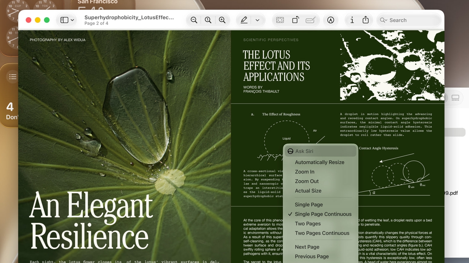 Gallery images in Letem světem Applem’s report show the reported Siri AI features across Apple devices.