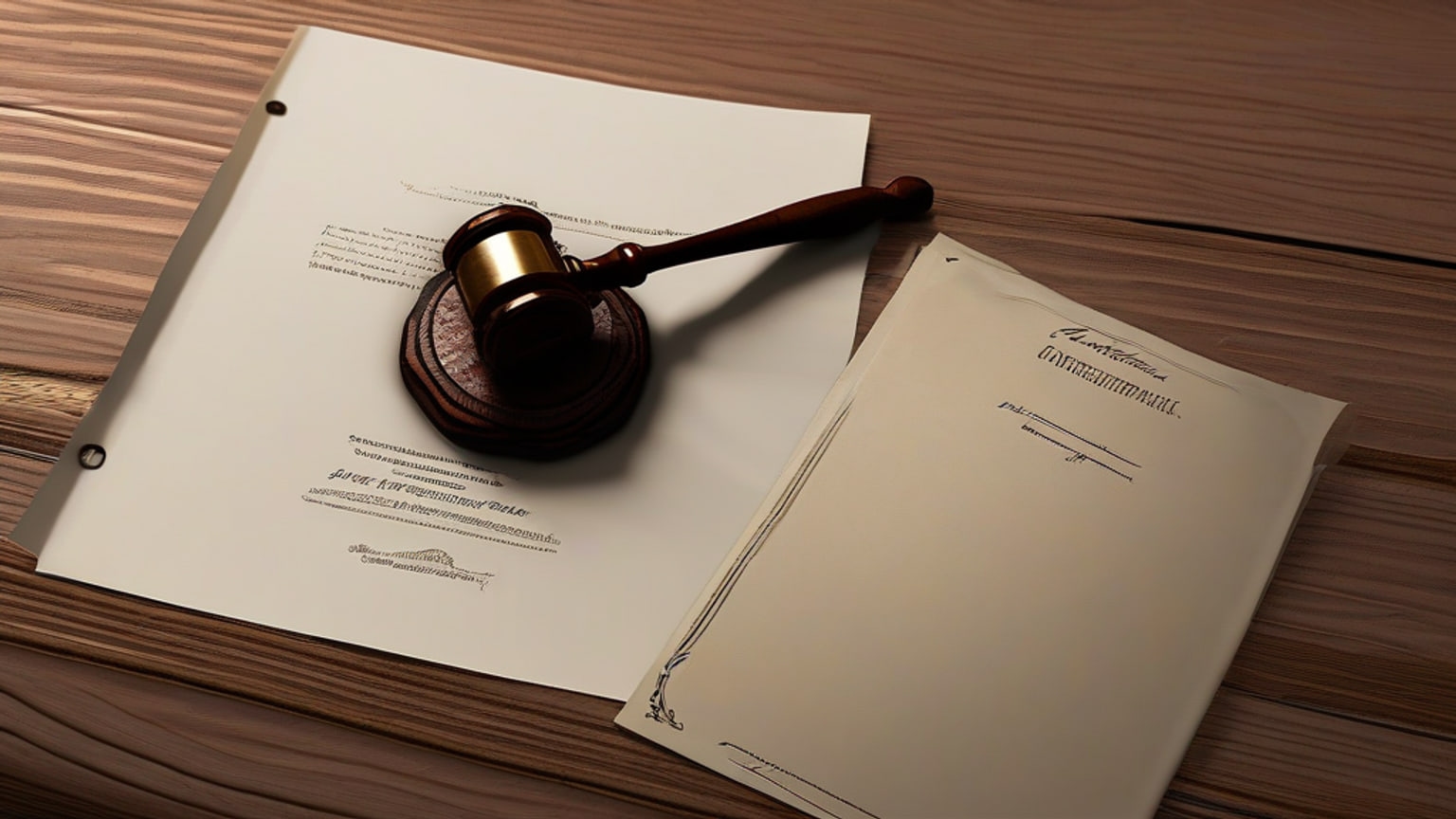AI-generated editorial illustration accompanying National Law Review: Anthropic litigation leaves contractors facing split compliance rules