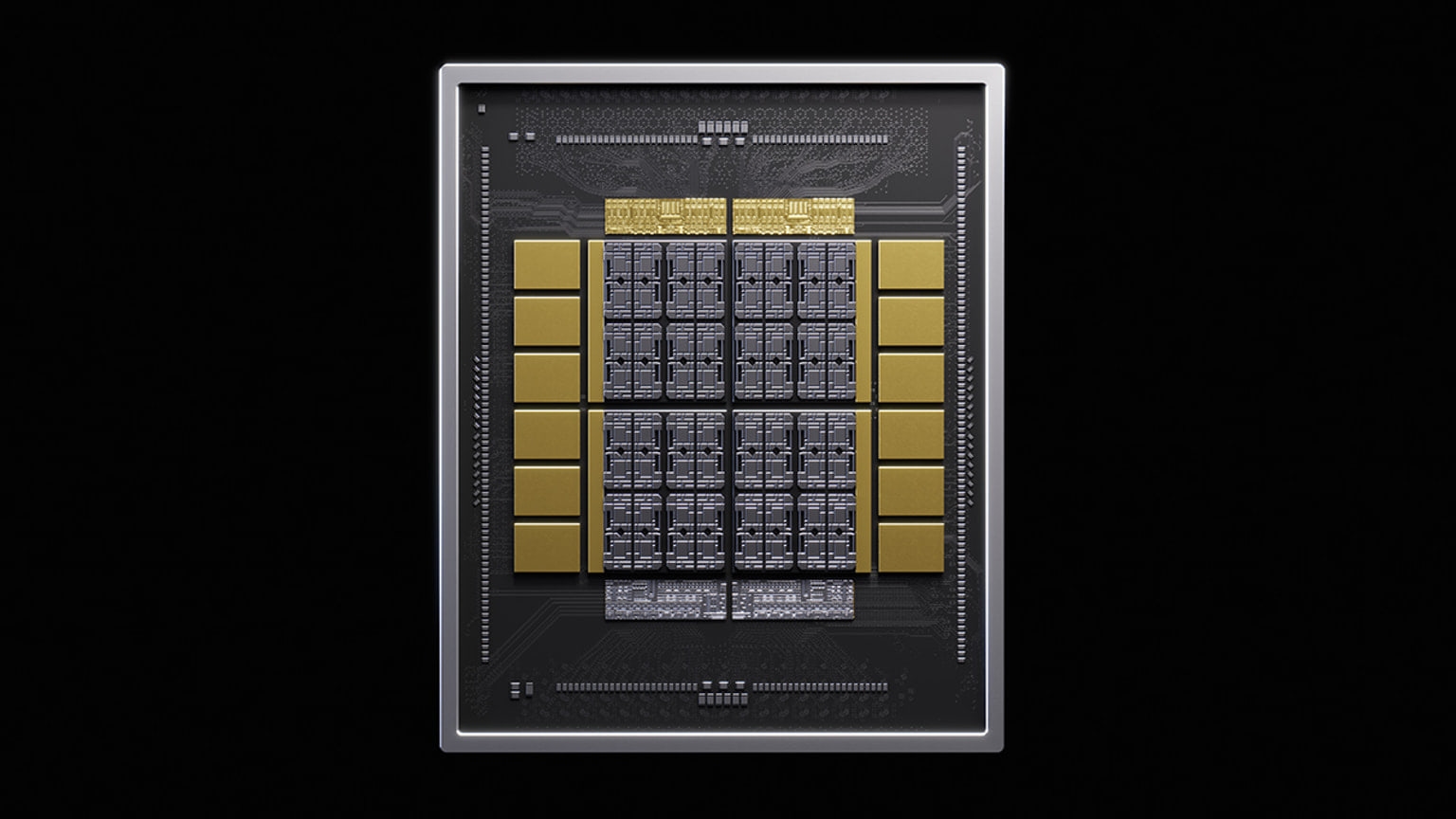NVIDIA’s source figure comparing NVHBM with standard HBM4e, focused on memory-interface area and the silicon space available for AI compute.
