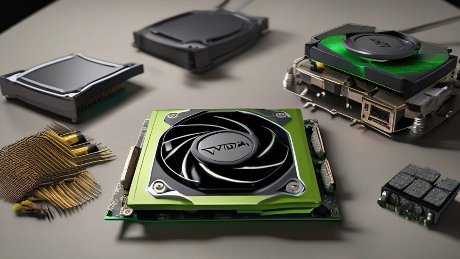 AI-generated editorial illustration accompanying Nvidia to Raise Flagship AI Chip Prices 17%, Server Makers Say