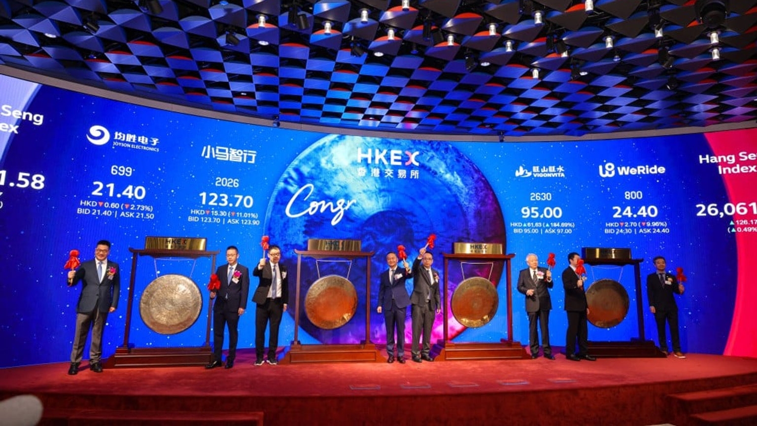 Primary-source image accompanying South China Morning Post reports HKEX Tech 100 will add Pony AI and WeRide in AI-focused reshuffle