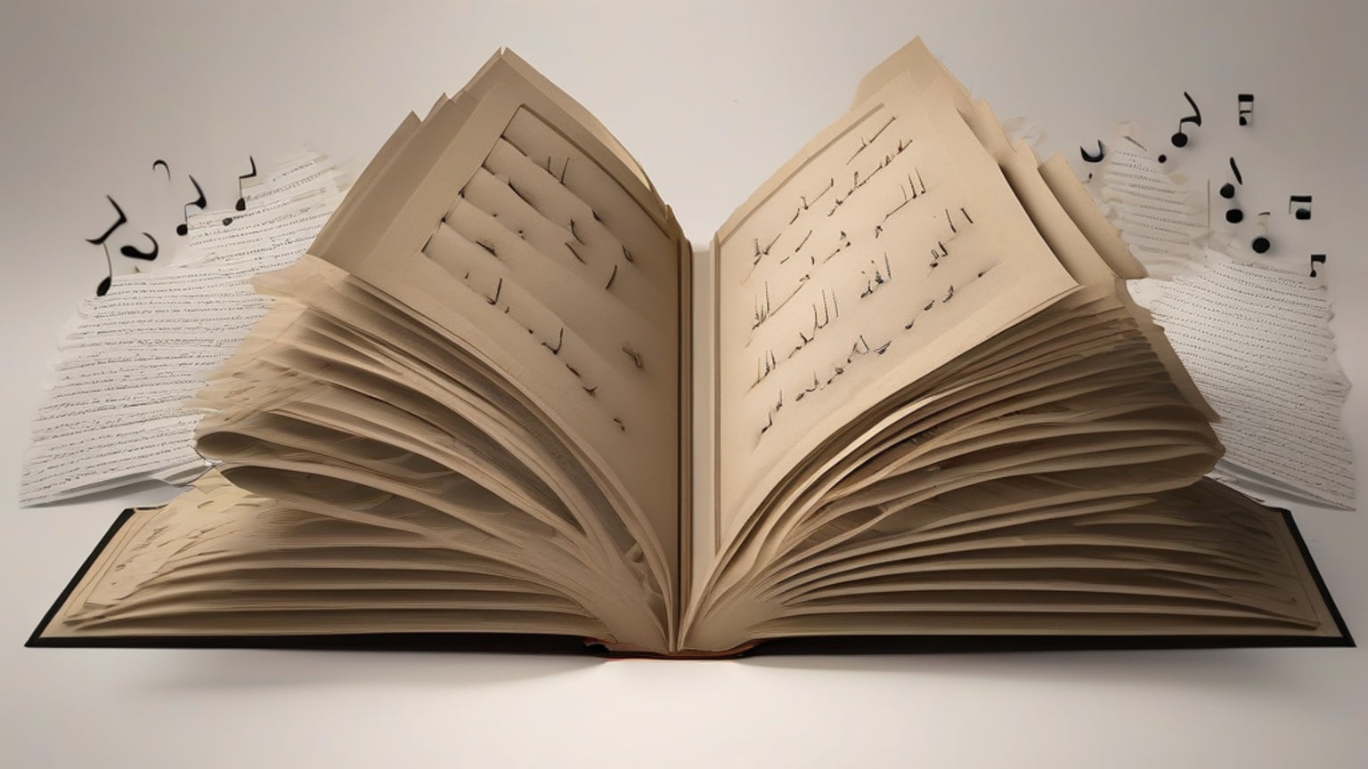 AI-generated editorial illustration accompanying Xinhua reports Chinese researchers released Habibi open-source Arabic speech model