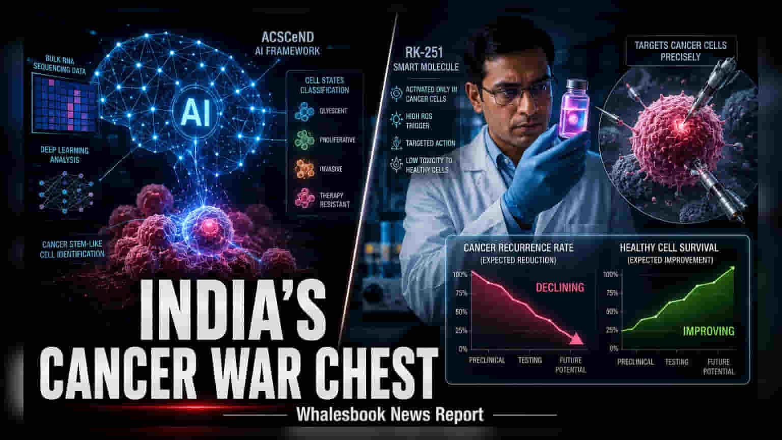 Source-provided image accompanying Indian Researchers Develop New AI Tool and Drug for Cancer Care