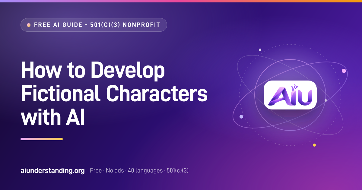 How to Develop Fictional Characters with AI: Free Guide